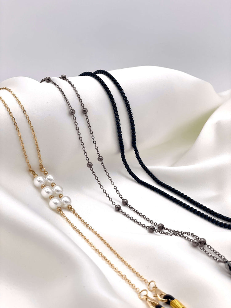 stilingos akiniu grandineles