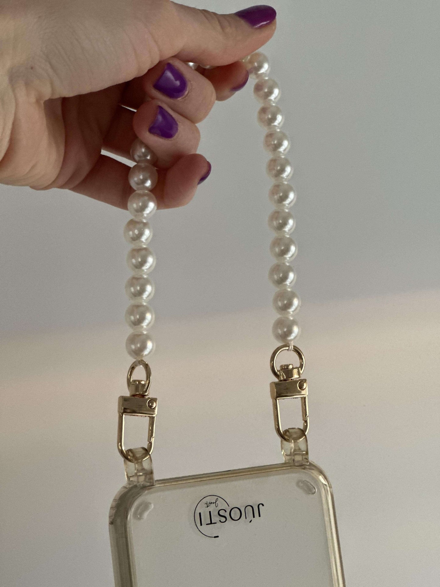 telefonu dekliukai su perlais