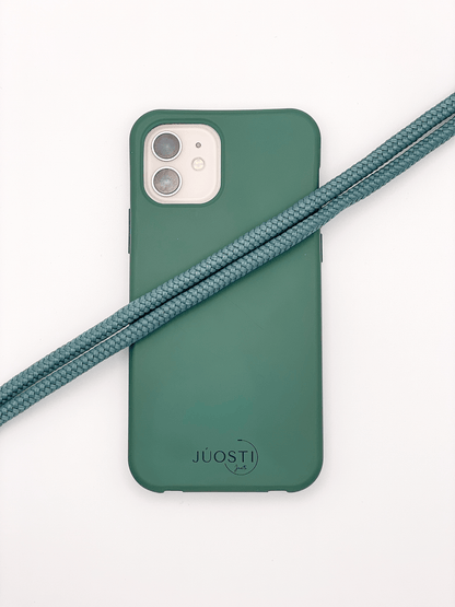 Green 2-1 case with strap